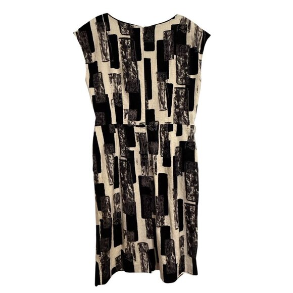 Morgan McFeeters Knee Length Dress SZ 12 Tie Belt not Included Office Chic - Picture 7 of 7